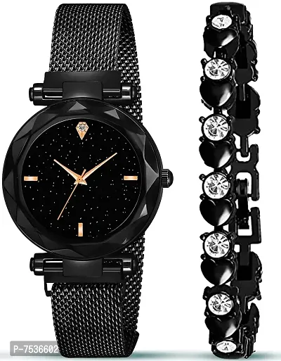 Stylish Black Watches For Women-thumb3