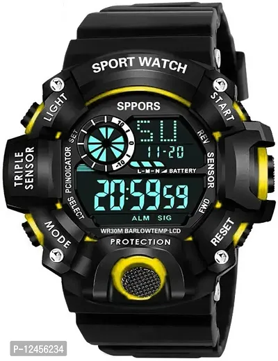 Elegant Waterproof Digital Sports Watches For Men-thumb0