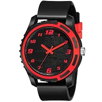 Acnos Black and Red Dial Black Rubber Belt Analogue MT Watch for Men's and Boy's Pack of - 1 (MT-113)-thumb4