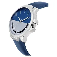 Acnos Blue Belt Double Colored Dial Analogue Watch for Men Pack of 1 (LR24)-thumb1
