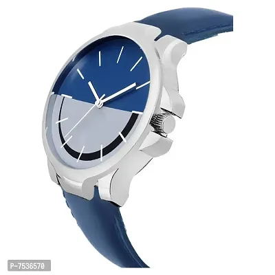 Acnos Blue Belt Double Colored Dial Analogue Watch for Men Pack of 1 (LR24)-thumb2