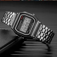 Stylish Black Digital Watches For Men-thumb1