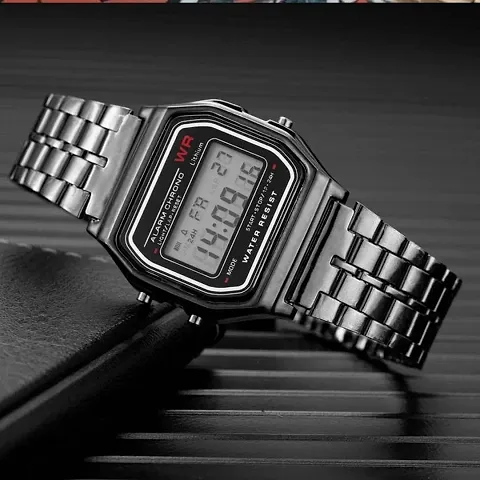 Stylish Metal strap digital watch for Women