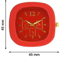 Stylish Red Silicone Analog Watches For Men Pack Of 2-thumb2