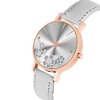 Acnos Analog Women's Watch (Grey Dial Grey Colored Strap)-thumb1