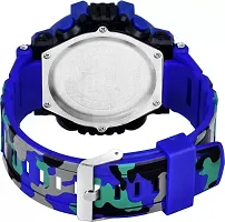 Acnos Brand - A Digital Boy's Watch (Black Dial, Blue Strap)-thumb4