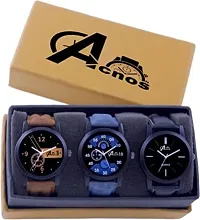 Acnos Analog Multi-Colour Dial Men's Watch - LR-COMBO-01-02-05-thumb1