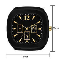 Stylish Black Silicone Analog Watches For Men Pack Of 2-thumb2