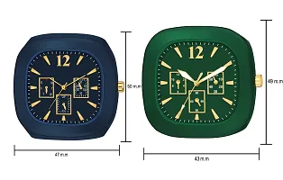 Stylish Multicoloured Silicone Analog Watches For Men Pack Of 2-thumb2