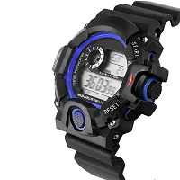 Acnos Brand - A Digital Watch with LED Shockproof Multi-Functional Automatic Blue Boader Black Waterproof Digital Sports Watch for Men's Kids Watch for Boys - Watch for Men Pack of 2-thumb2