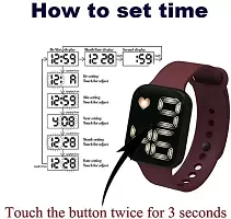 Acnos Brown Digital Watch - For Boys  Girls Digital Watch - For Boys  Girls Watch Mens For kids Women Men Couple Electronic Digital Sports Watch-thumb2