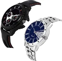 Acnos Black Dial Analogue Watches Combo Pack of -2-thumb4