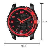 Acnos Black and Red Dial Black Rubber Belt Analogue MT Watch for Men's and Boy's Pack of - 1 (MT-113)-thumb2