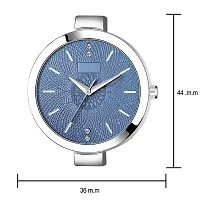 Acnos Blue Dial Silver Chain Belt MT Analogue Watch for Girl's and Women's Pack of - 1 (MT-205)-thumb2