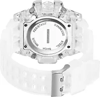 Acnos Brand - A Heavy Quality Digital Alarm Shockproof Multi-Functional Automatic White Strap Silver Dial Waterproof Digital Sports Watch for Men's Kids Watch for Boys - Watch for Men Pack of 1-thumb4