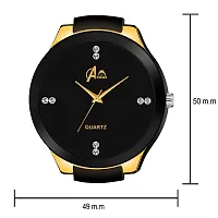 Acnos Dress Analogue Men's Watch(Black Dial Womens Standard Colored Strap)-thumb2