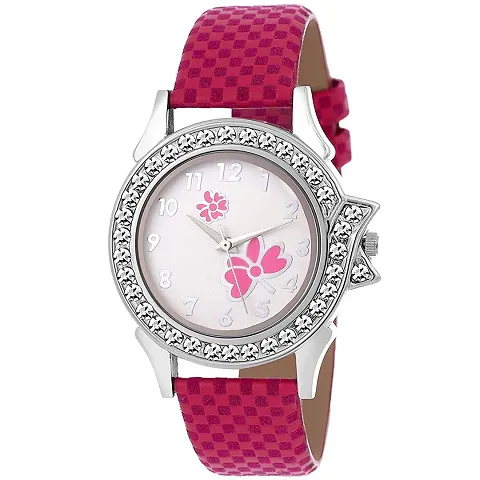 Acnos Dial Strap Analogue Watch for Women Pack of 1 (315-PINK)