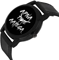 Acnos apna time aayega Black Analog Watch for Men Pack of - 1-thumb1