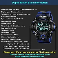 Acnos Brand - A Digital Watch Shockproof Multi-Functional Automatic Blue Army Strap Waterproof Digital Sport Watch for Mens Kids Watch for Boys - Watch for Men Pack of 1-thumb3