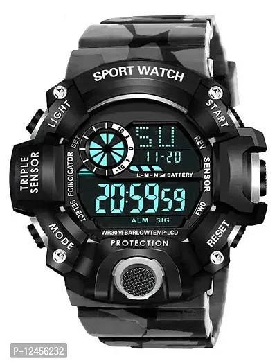 Elegant Waterproof Digital Sports Watches For Men-thumb0