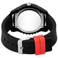 Acnos Black and Red Dial Black Rubber Belt Analogue MT Watch for Men's and Boy's Pack of - 1 (MT-113)-thumb3