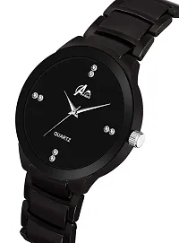 Acnos Dress Analogue Men's Watch(Black Dial Black Colored Strap)-thumb1