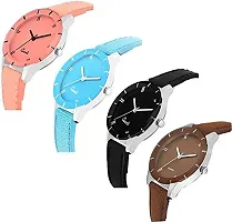 Acnos Analogue Multicolour Dial Women's Watch - Pack of 4-thumb2