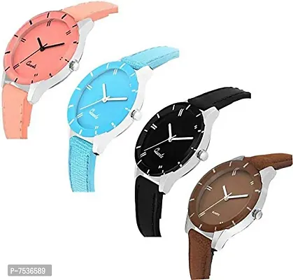 Acnos Analogue Multicolour Dial Women's Watch - Pack of 4-thumb3