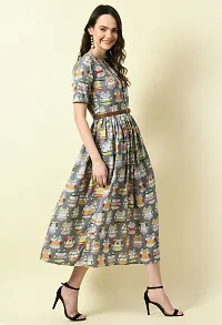 Stylish Printed Dress for Women-thumb1