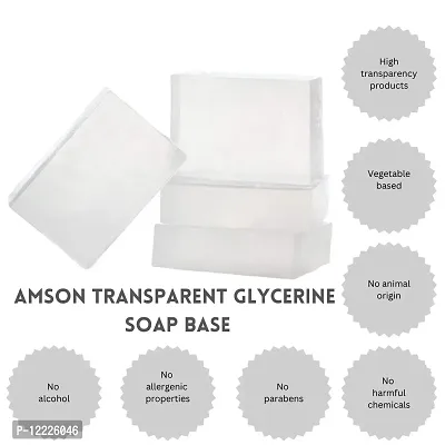 Transparent Melt Pour Glycerine Soap Base 1Kg Soap And Body Wash Soap-thumb2