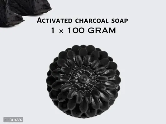 Activated Charcoal soap - (1 times; 100gms)