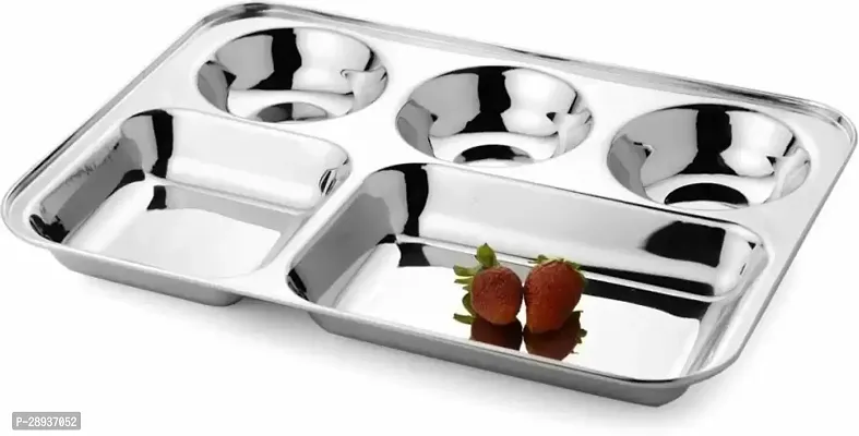 Classic Stainless Steel Plates For Serving-thumb0