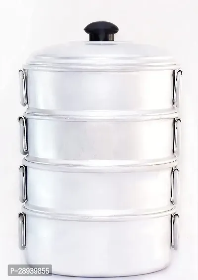 Durable Aluminium 4 Tier Momos Steamer With Capacity 3L