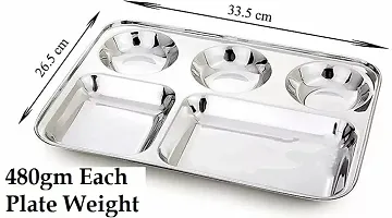 Classic Stainless Steel Plates For Serving-thumb2