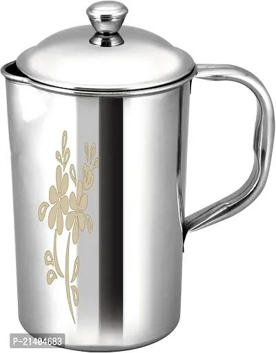 SMDE Stainless Steel Jug With Lazer Print(Permanent)