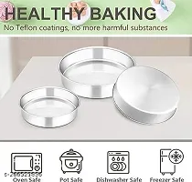 SMDE aluminium  Round Cake Pan set 678 -3pcs-thumb2