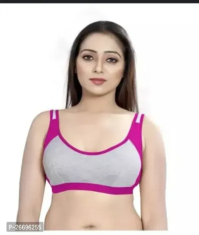 Stylish Women Cotton Basic Bra-thumb0