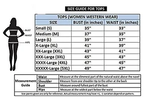 Jaipur Fashion Mode Women's Rayon Solid Regular 3/4th Sleeve Top-thumb4