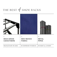 Raxon World - Multipurpose 12 Layer Shoe Rack for Home Improvement Furniture  Storage Rack with Dustproof Cover| Slipper Stand| Darkblue-thumb2