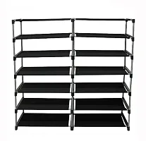 Raxon World - Multipurpose 12 Layer Shoe Rack for Home Improvement Furniture  Storage Rack with Dustproof Cover| Slipper Stand| Darkblue-thumb4