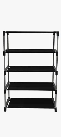 Konline 4 Shalves Shoe Cabinet | Shoe Rack (Pink)-thumb1