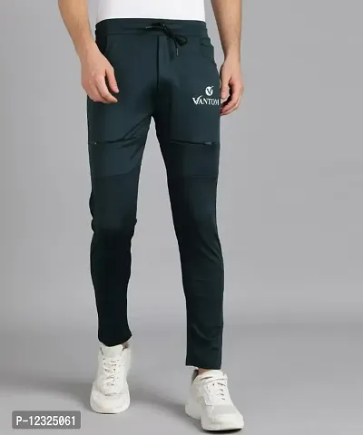 Classic Solid Track Pants for Men, Pack of 1-thumb0