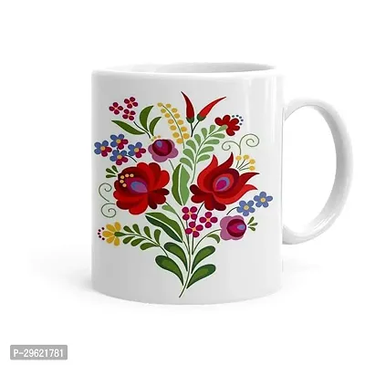 Pratik Plastic Printed Mug Tea and Coffee Ceramic Mug