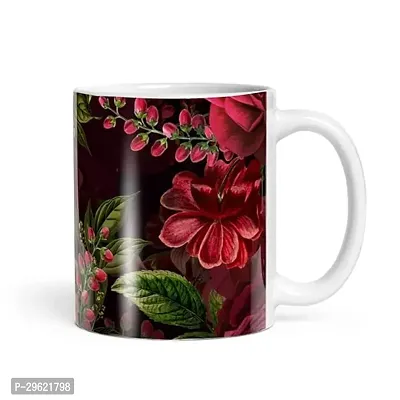 Pratik Plastic Mystical Night Roses Art Print Coffee Mug