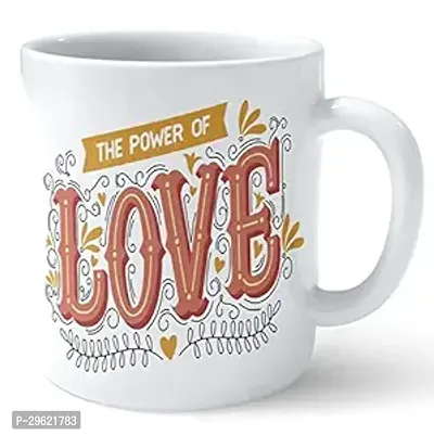 Pratik Plastic I Love You  Forever Printed Ceramic Coffee Mug