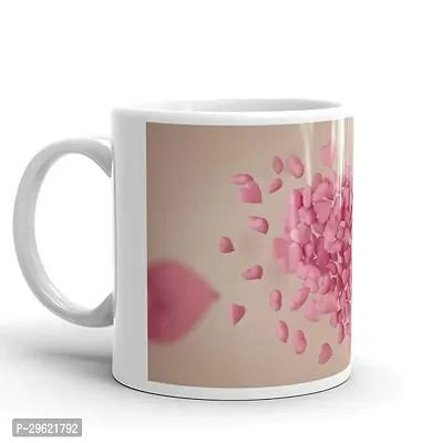 Pratik Plastic Unique Gift Colorful Design Ceramic Printed Coffee and Tea Mug 320ml