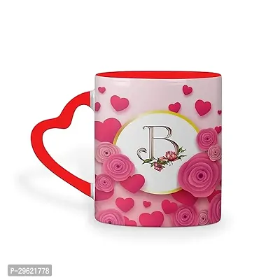 Pratik Plastic Colorful Heart Design Couple Mug