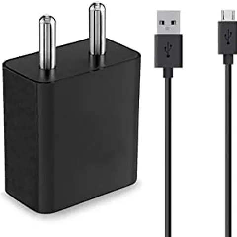 Mobile Charger for Asus Zenfone 2 Laser ZE500KL (Z E 500 K L) Charger Adapter Wall Charger | Power Adapter | Fast Charger | USB Charger with 1 Meter Micro USB Fast Charging Data Cable (2 Amp, Black)