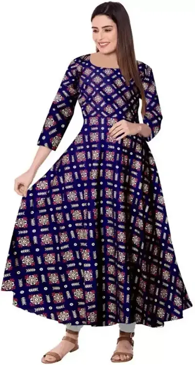 Fancy Flared Rayon Kurtis