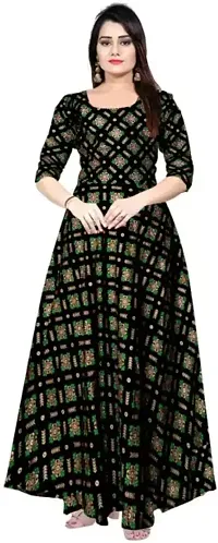 Women Rayon Anarkali Kurta